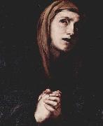 Jose de Ribera Kopf der Maria painting